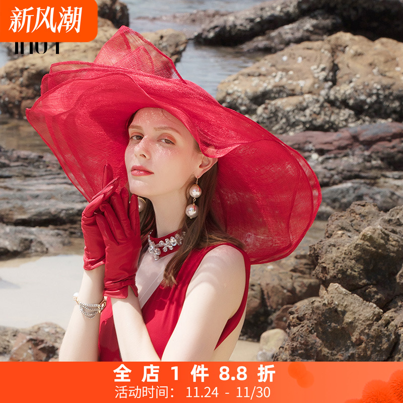 EE夏款防晒女士礼帽