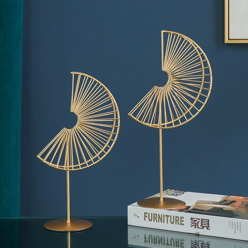 Северный легкий роскошный творческий вентилятор в форме листья свинг дома ювелирные украшения телевизионный шкаф винный шкаф