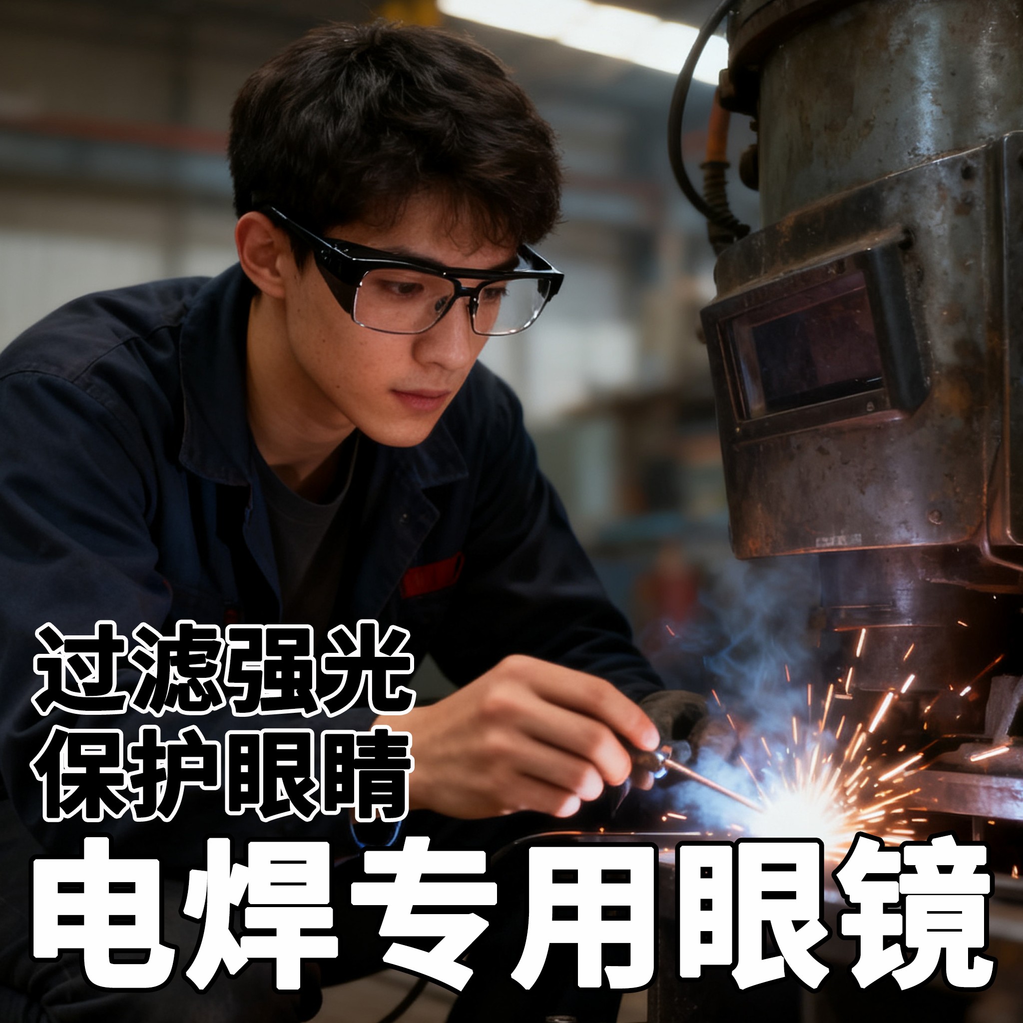 电焊眼镜焊工专用防强光护目镜