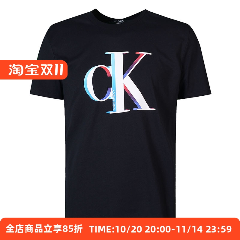 CK休闲时尚男士短袖T恤半袖
