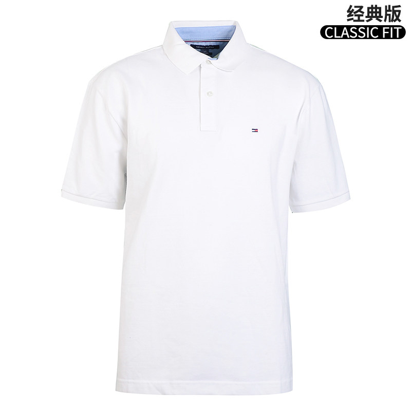 Tommy Hilfiger汤米希尔费格男士短袖polo衫夏季新款休闲半袖男装