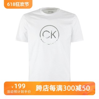 CALVIN KLEIN卡尔文克莱恩CK男圆领新款短袖T恤休闲时尚半袖现货