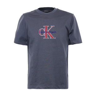 Calvin Klein/卡尔文·克雷恩CK男款春夏潮流字母半袖休闲短袖T恤