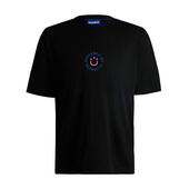 潮流印花宽松半袖 HUGO 圆领短袖 时尚 BOSS雨果博斯纯棉T恤夏季 新品