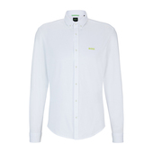 时尚 雨果博斯HUGO 潮流上衣现货 简约新款 小标长袖 BOSS男士 衬衫