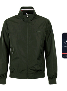 Tommy Hilfiger汤米希尔费格男士春秋新款休闲立领户外立领外套