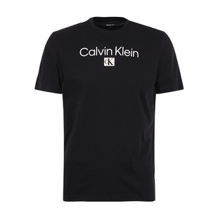 T恤黑色圆领纯棉百搭半袖 Calvin 短袖 卡尔文·克雷恩男款 Klein