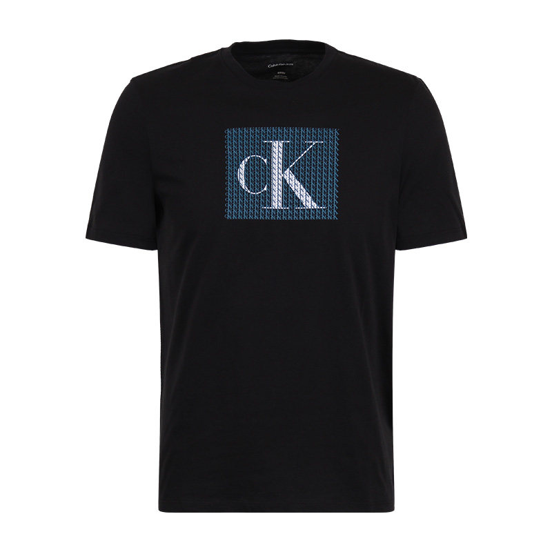 Calvin Klein/卡尔文·克雷恩CK男款简约休闲半袖春夏新款短袖T恤