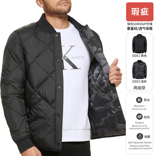 【瑕疵-少扣】CALVIN KLEIN卡尔文克莱恩CK男新款外套冬双面棉服