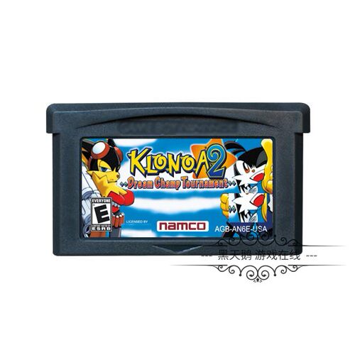 GBA游戏卡 风之克罗诺亚2 Klonoa2 :Dream Champ Tournament 英文