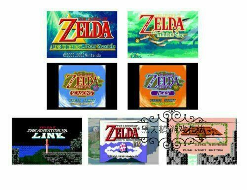 GBA 게임 카드 CASSELDA FOUR SWORDS MAGICAL HAT의 전설... 7-IN-1 미국 버전