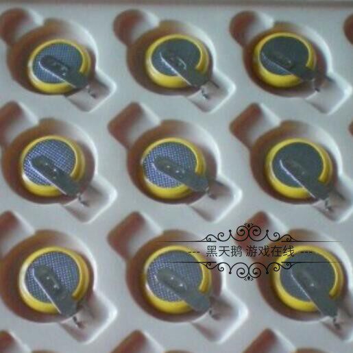 纽扣电池 GB GBC卡带电池 GBA卡带电池 烧录卡电池 CR1620 有焊脚图片