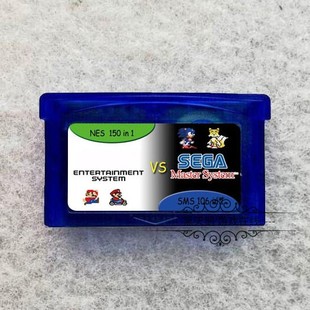 SMS 支持即时存档 NES GBA游戏卡 150IN1 怀旧经典 合卡 106IN1