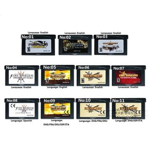 烈火之剑 火焰之纹章 最后 承诺 芯片记忆 GBA 英文 游戏卡带