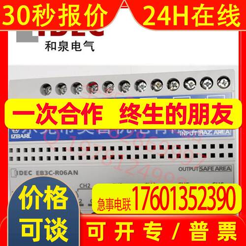 EB3C-R06AN T10AN R03DN T16CKDN T08CSDN和泉IDEC继电器安全栅05