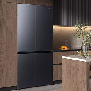 美 十字四门双开门家用大容量冰箱 熊墩墩601双系统超薄零嵌入式