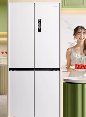 【双系统超薄零嵌入】美的华凌547冰箱式家用十字双开法式四门520