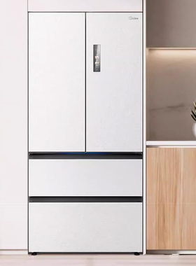 【双系统自动制冰】美的MR-550WUFIPZE法式多门超薄零嵌入冰箱M60