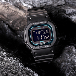 B5600 卡西欧G SHOCK蓝牙太阳能电波小方块男女表潮流电子表GW