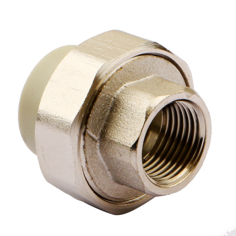 广东佛山日丰ppr管材配件20内牙活接直通4分热水器专用加强接头灰