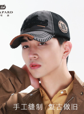 lackpard帽子男秋冬棒球帽全棉字母鸭舌帽软顶帽保暖帽潮帽父亲帽