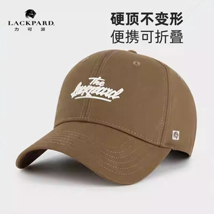 lackpard棒球帽男2024新款大头围帽子硬顶秋冬大帽檐显脸小棒球帽