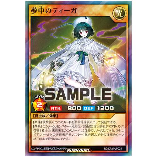 游戏王RD 梦中之虎甲SR/SER kp24-jp025【布鲁斯卡牌】