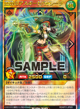 【布鲁斯卡牌】游戏王RD 风碎之消物哨管海盗RR kp11-jp025