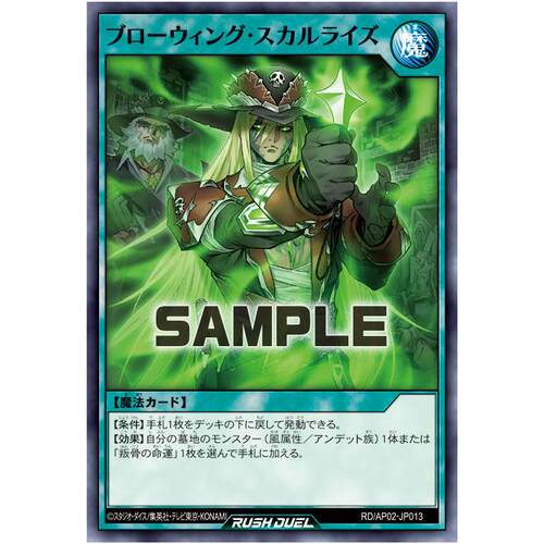 游戏王RD 风吹的起死骸生 N ap02-jp013【布鲁斯卡牌】