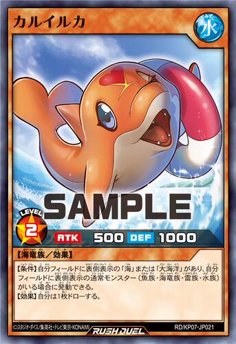【布鲁斯卡牌】游戏王RD 轻快海豚N kp07-jp021