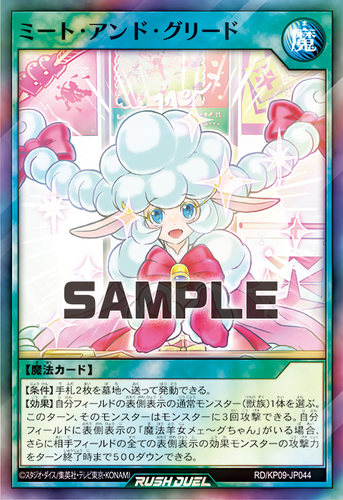 【布鲁斯卡牌】游戏王RD 肉与贪欲见面会SR kp09-jp044