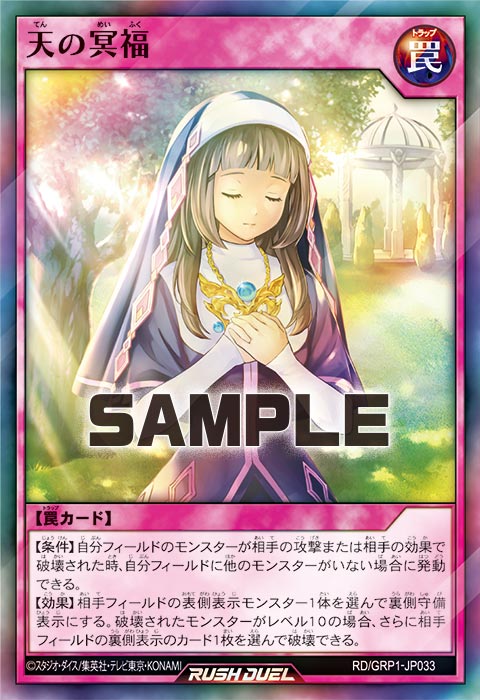 【布鲁斯卡牌】游戏王RD 天之冥福SR grp1-jp033