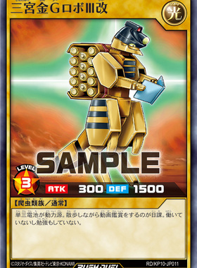【布鲁斯卡牌】游戏王RD 三宫金G机器人3改N kp10-jp011