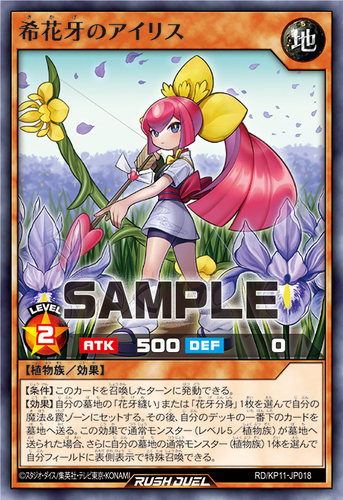 【布鲁斯卡牌】游戏王RD 希花牙 鸢尾N kp11-jp018