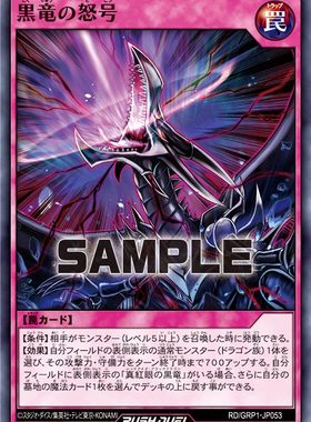 【布鲁斯卡牌】游戏王RD 黑龙的怒号N grp1-jp053