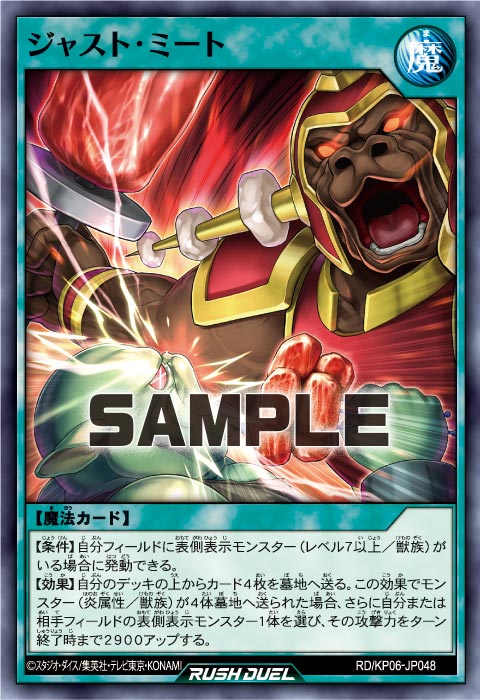 【布鲁斯卡牌】游戏王RD 适时击肉N kp06-jp048