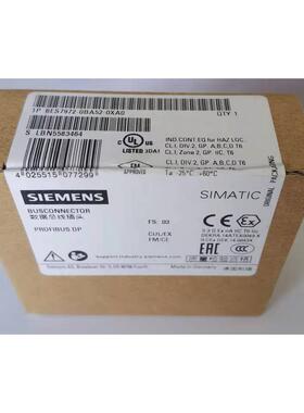 议价SIMATIC DP,6ES7972-0BA52-0XA0连接器 6ES79720BA520X