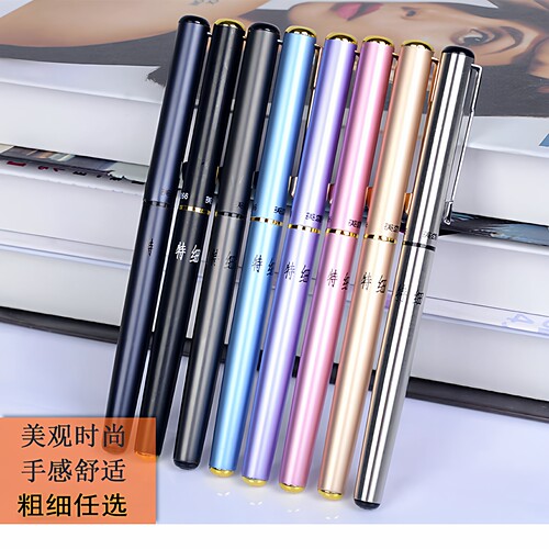 英雄钢笔特细钢笔铝杆刻字墨水笔