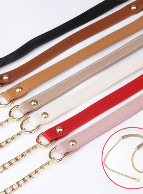 金属斜挎肩带包包配件包链卡其黑色单买单卖包带链条背带替换背包