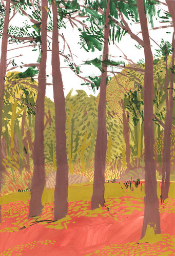 杰西米霍克Jessamy hawke水彩风景绘画 英国当代插画 JPG图片素材
