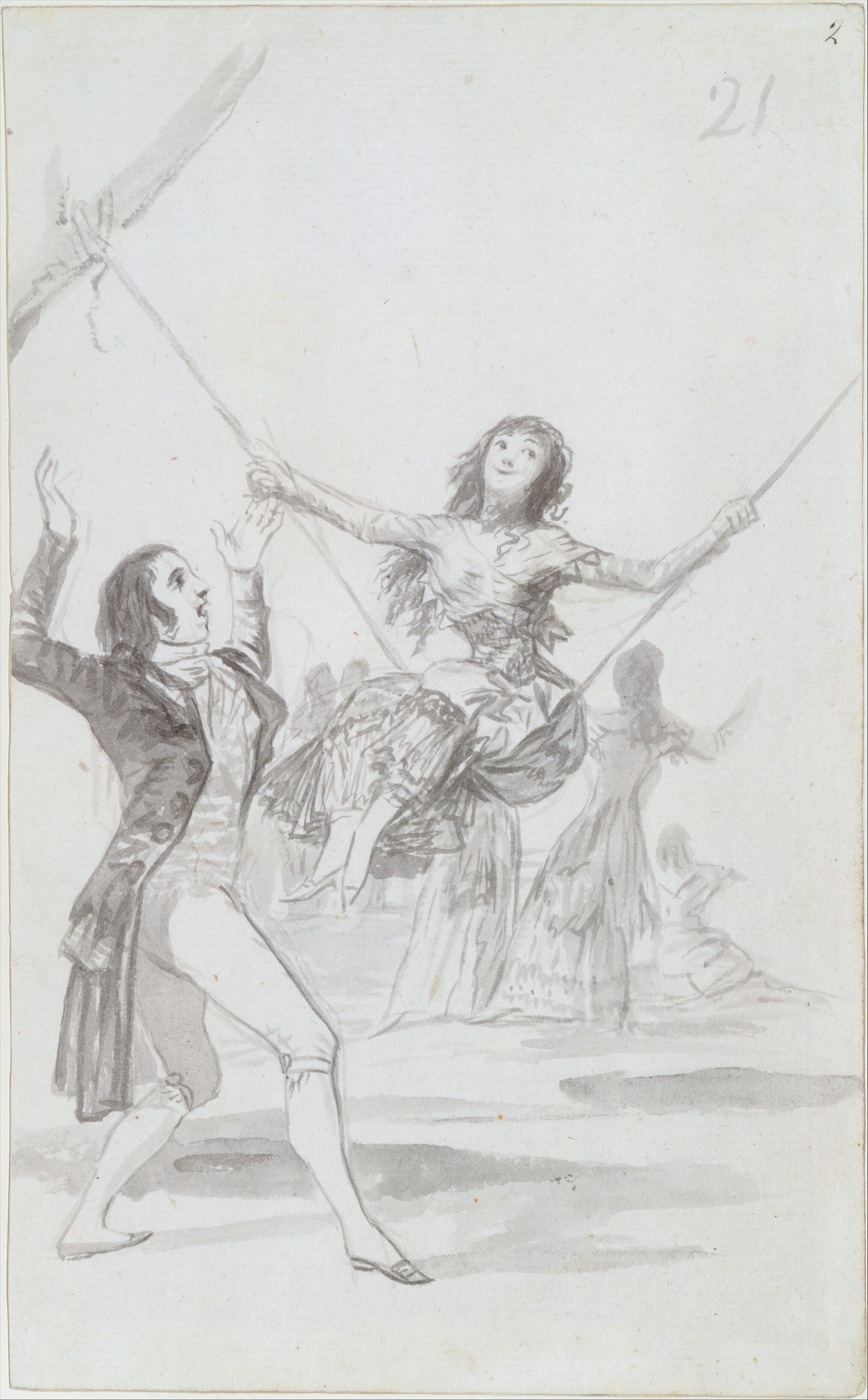 戈雅版画素描速写作品西班牙浪漫主义绘画素材高清图片资料新品