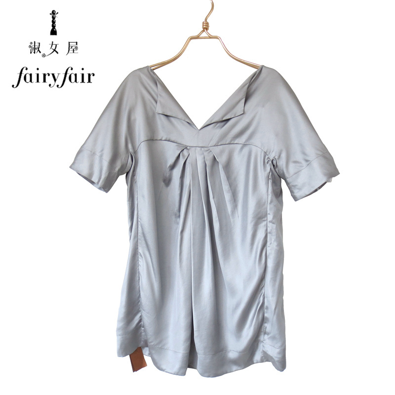 短袖衬衫FAIRYFAIR纯设计感小众