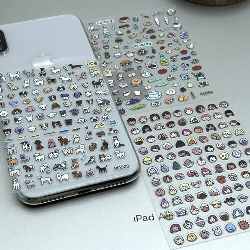 iPhone17pro朴彩英手账 DIY韩国zeroperzero美甲贴纸笔杆装饰