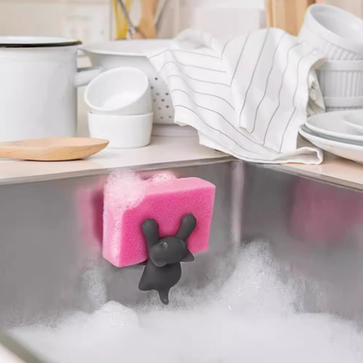 OTOTO小猫海绵收纳架免打孔收纳