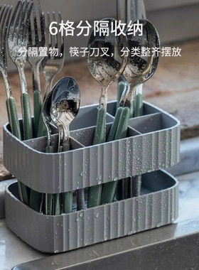 guzzini意大利进口可折叠勺筷沥水盒筷子笼家用厨房收纳盒筷筒篓