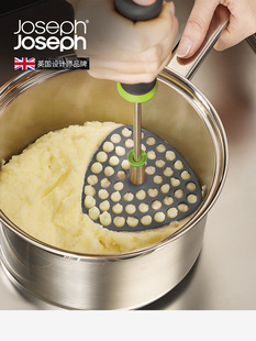 英国Joseph Joseph可折叠土豆泥压泥器 婴儿宝宝辅食物省力捣碎器