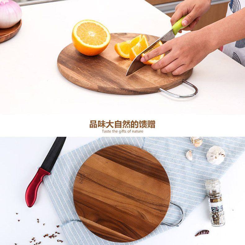 泰国LCLIVING原装进口相思木菜板实木切菜砧板加厚辅食案板圆形,厨房/烹饪用具,砧板/菜板,淘宝优惠券,粉丝福利购,淘宝优惠卷