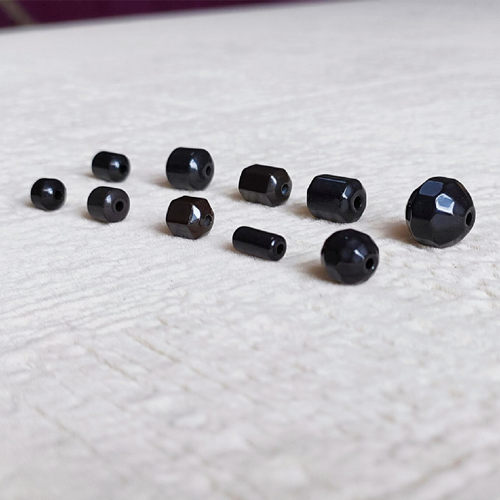 托玛琳黑色珠珠多款式麦饭石宝石级手链正品负离子锗石青岛项链珠