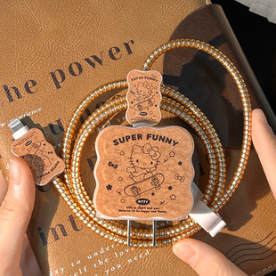 适用 数据线保护套oppo华为66w小米15荣耀vivo手机充电器头防折断