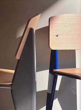 简约家用艺术餐椅设计师Standard Chair Vitra书桌休闲椅子